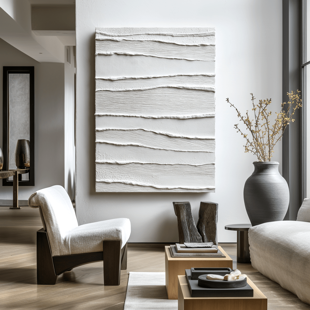 Flow Lines – White Relief Painting #awp101 Painting artwepaint 