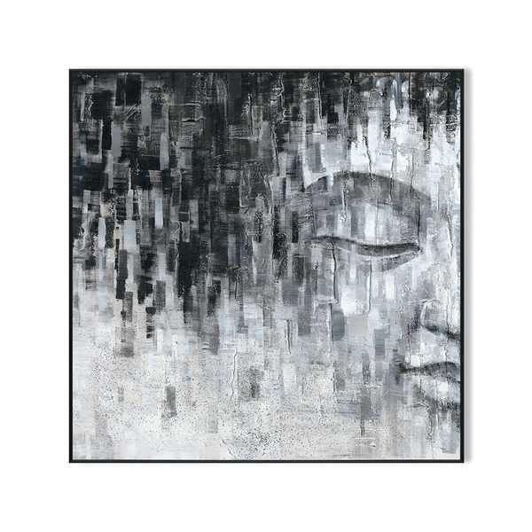 Ethereal Silence - Monochrome Buddha Art #H7232