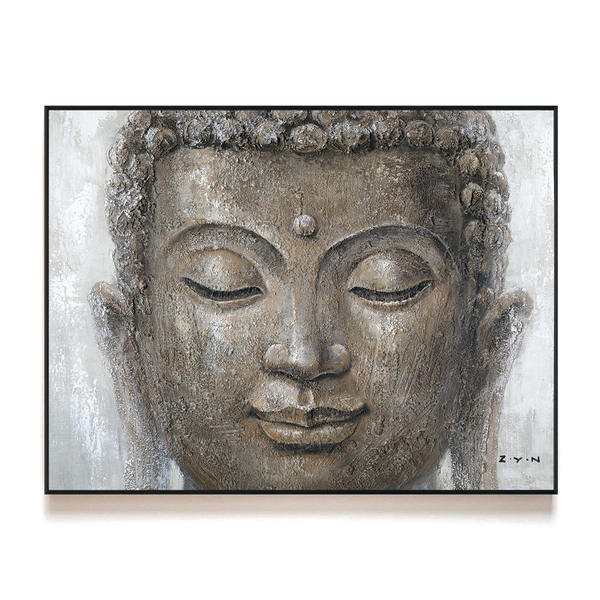 Amber Radiance - Textured Buddha Grace #H7474