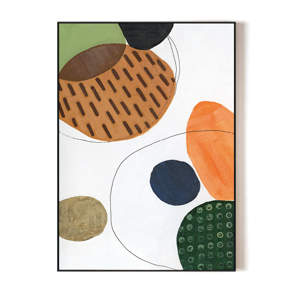 Rhythmic Symphony - Geometric Abstract Art #J1502