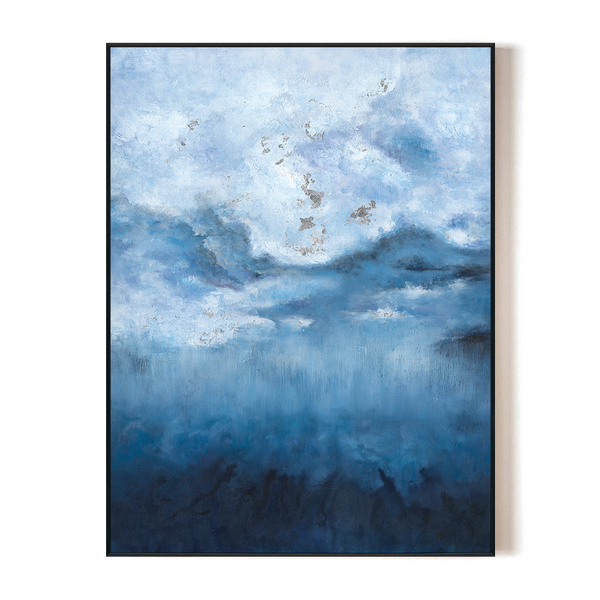 Silent Azure - Deep Ocean Abstract #J4038