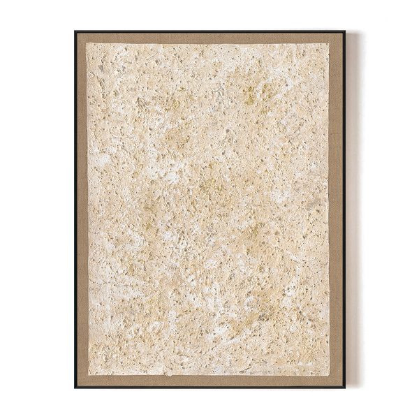 Stone Aura - Golden Natural Texture Abstract #J4109