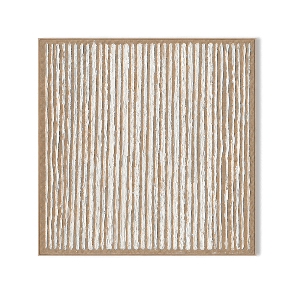 Pure Sequence - White Vertical Texture Abstract #J4113