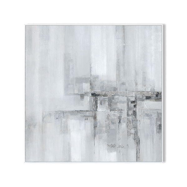 Grey Interlace - Minimalist Abstract Texture #J4684