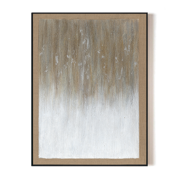 Golden Silence - Brown Textured Abstract #J5070