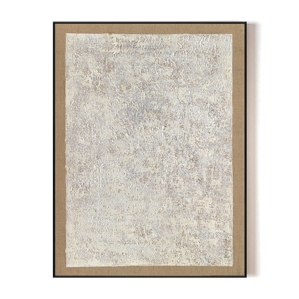 Echoes of Silence - Blue Grey Textured Abstract #J5091