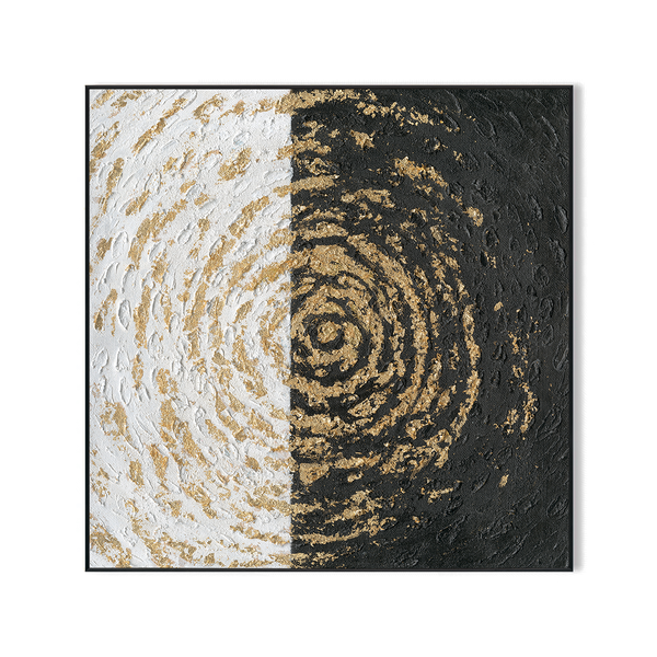 Starlit Surge - Silver Grey Abstract Painting #J5106
