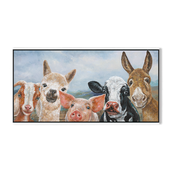 Farm Companions - Animal Portrait Wall Art #J5121
