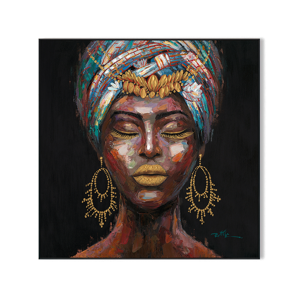 Gilded Silence - Headwrap Muse#L0037