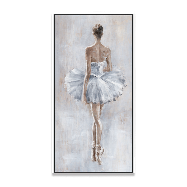 Swan Poise - Ballet Figure Painting #L0588