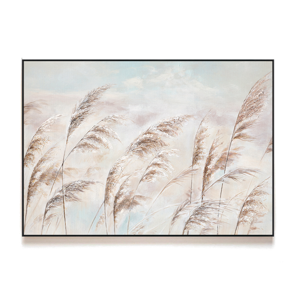 Dancing Reeds - Large Nature Wall Painting#L3542