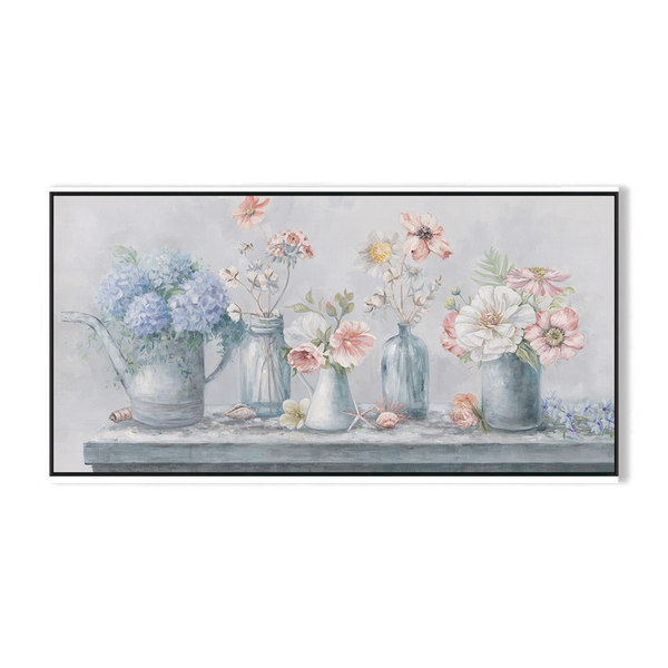 Silent Vases – Floral Still Life#L4612