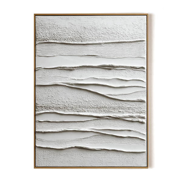 Layered Drift White Textured Painting #awp98 Painting artwepaint 