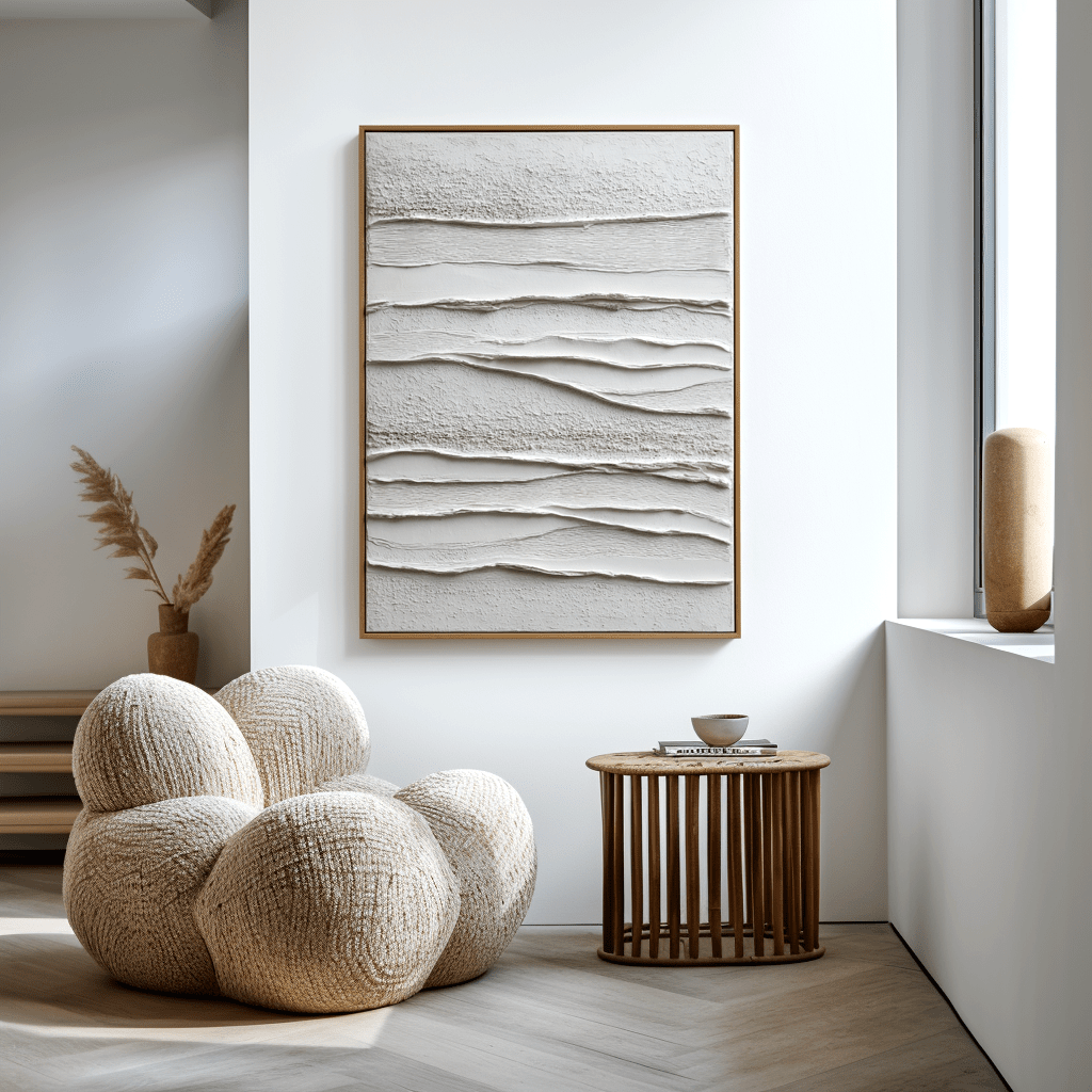 Layered Drift White Textured Painting #awp98 Painting artwepaint 