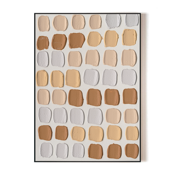 Warm Impressions - Beige Tone Abstract Texture#M2565