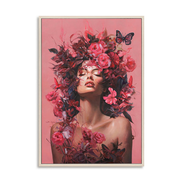Floral Dream - Woman with Blossoms#M2703