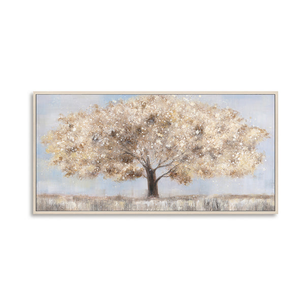 Golden Seasons - Graceful Tree Painting#M4736