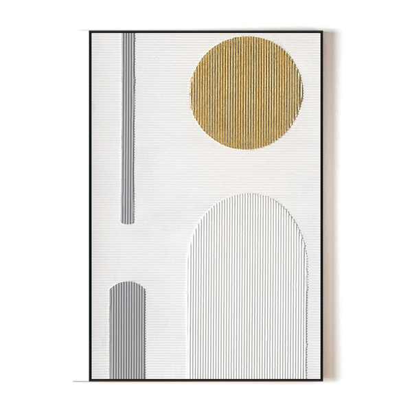 Golden Dawn - Geometric Minimalist Abstract #MM2587