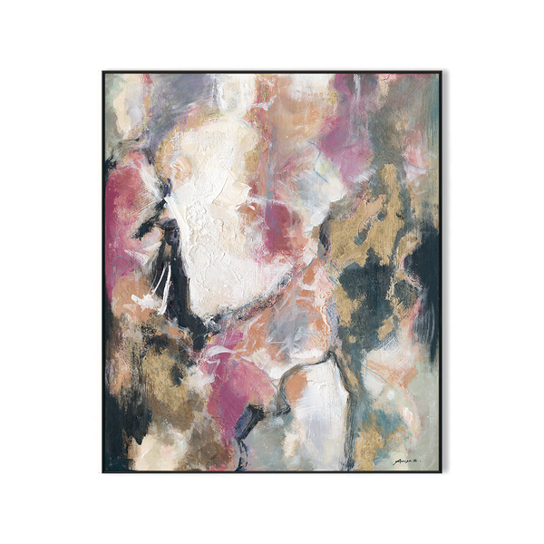 Floral Shadows - Textured Abstract #P5740