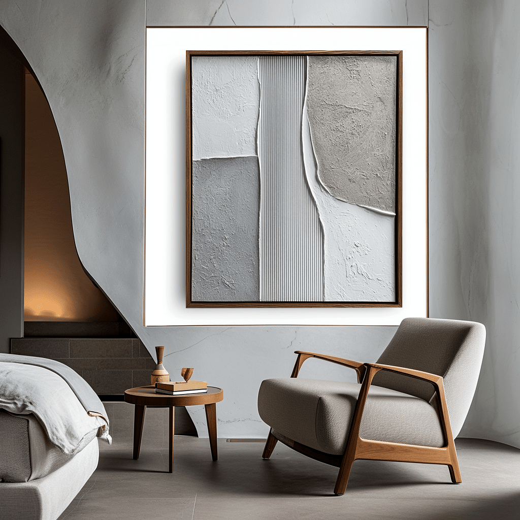 Quiet Fold – Minimalist Relief Painting #awp105 Painting artwepaint 