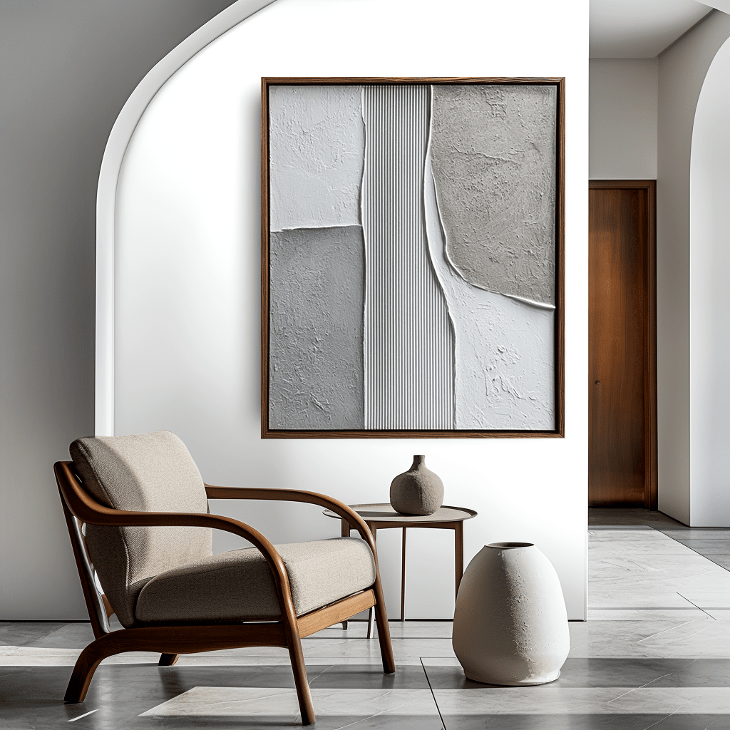 Quiet Fold – Minimalist Relief Painting #awp105 Painting artwepaint 