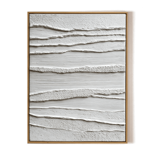 Quiet Rift – White Minimalist Painting #awp103 Painting artwepaint 
