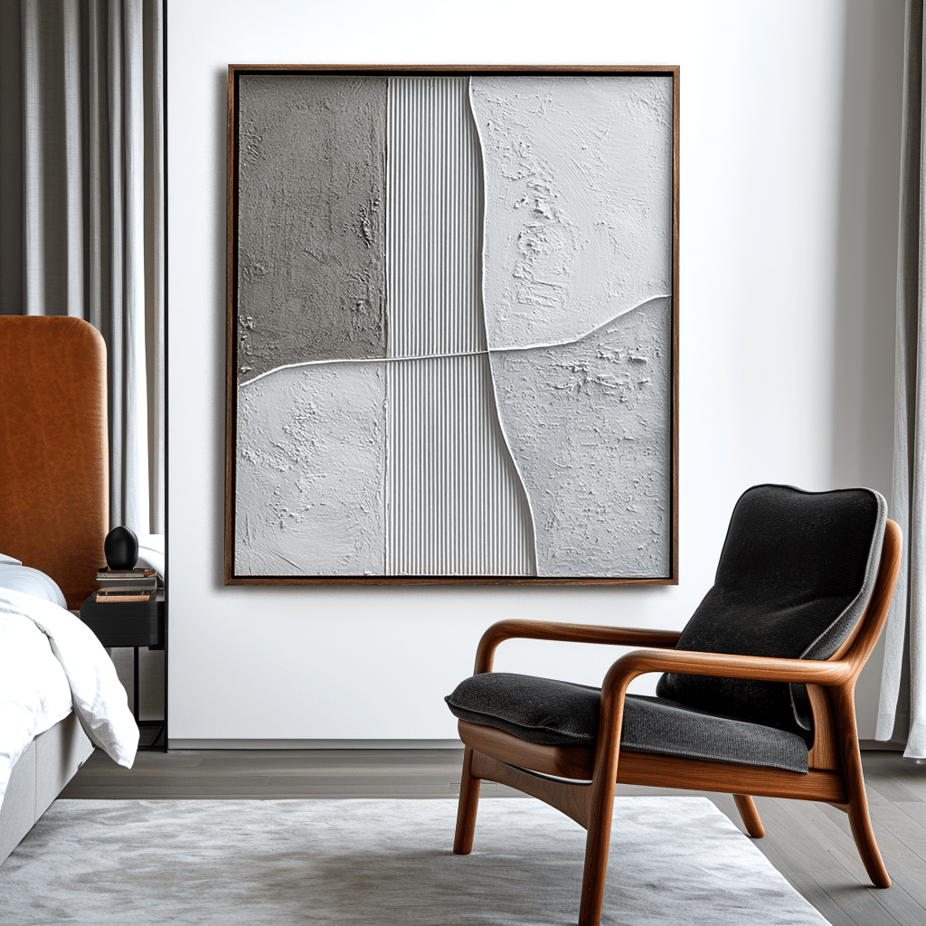 Seam of Light – Neutral Geometric Painting #awp107 Painting artwepaint 