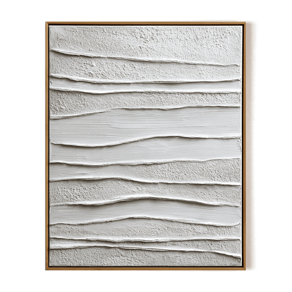 Shore Layers – White Textured Canvas #awp102 Painting artwepaint 