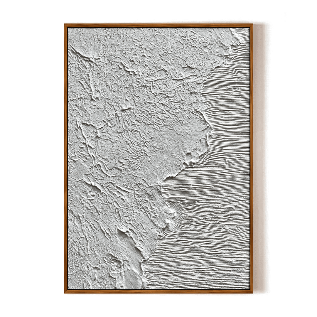 Shoreline Contrast White Textured Painting #awp99 Painting artwepaint 