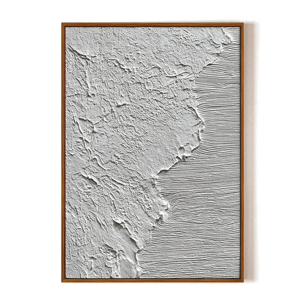 Shoreline Contrast White Textured Painting #awp99 Painting artwepaint 