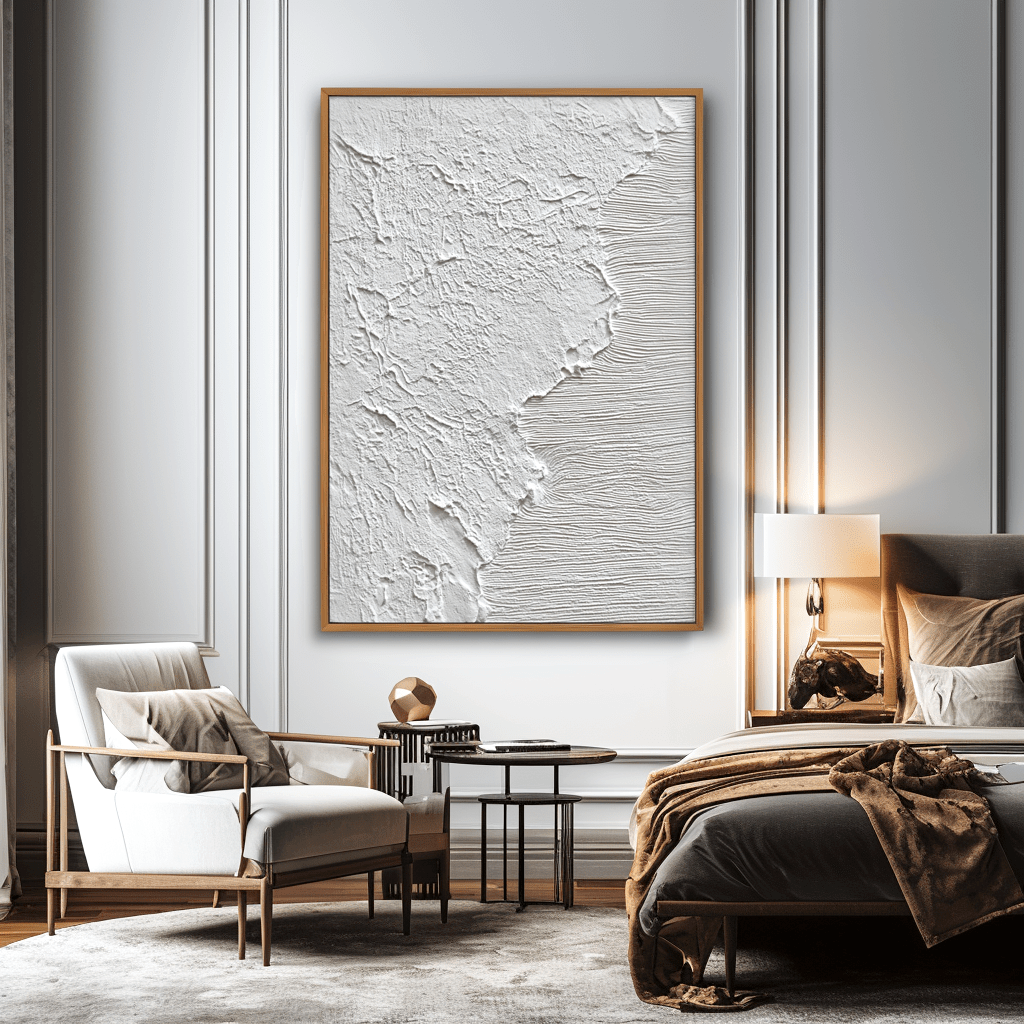 Shoreline Contrast White Textured Painting #awp99 Painting artwepaint 