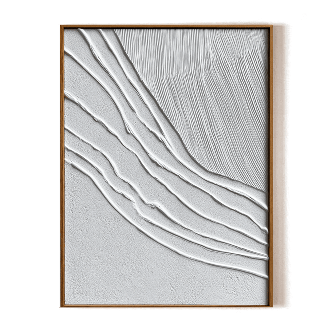 Tidal Calm – White Textured Painting #awp100 Painting artwepaint 