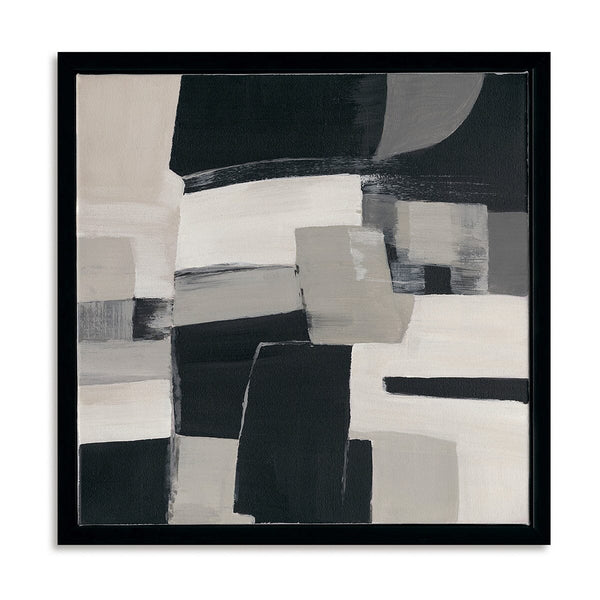 Abstract Grid - Neutral Tone Geometric Painting#M4703 Painting artwepaint 