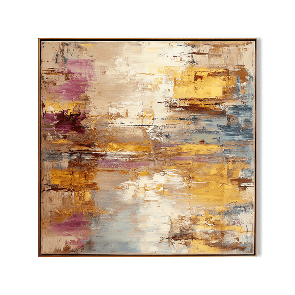 Amber Glow – Warm Abstract Painting #29 Painting artwepaint 