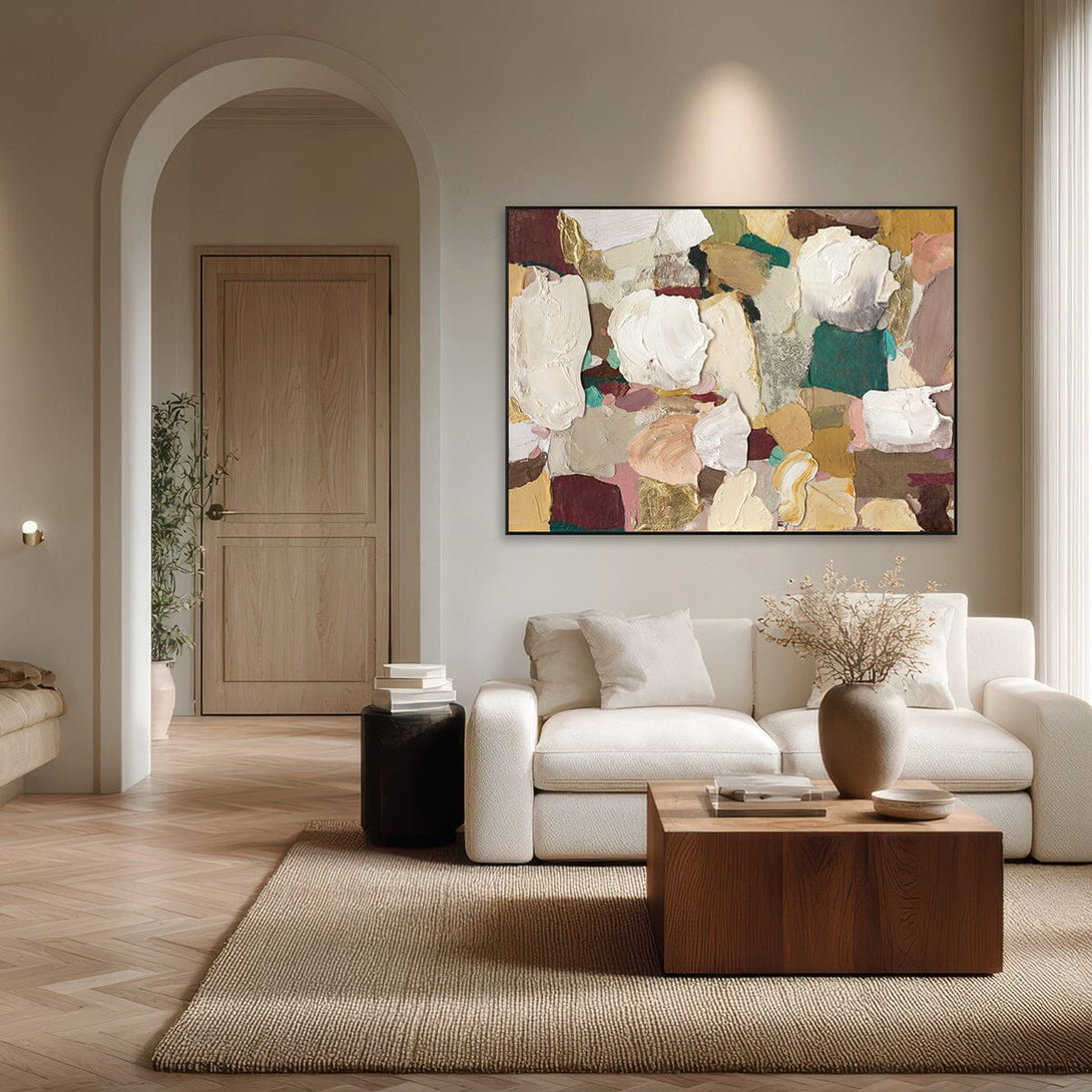 Aurora Bloom-Multicolor Abstract Texture Painting #P6195 Painting artwepaint 