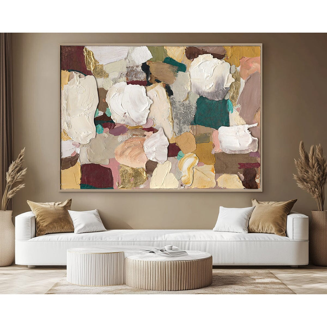 Aurora Bloom-Multicolor Abstract Texture Painting #P6195 Painting artwepaint 