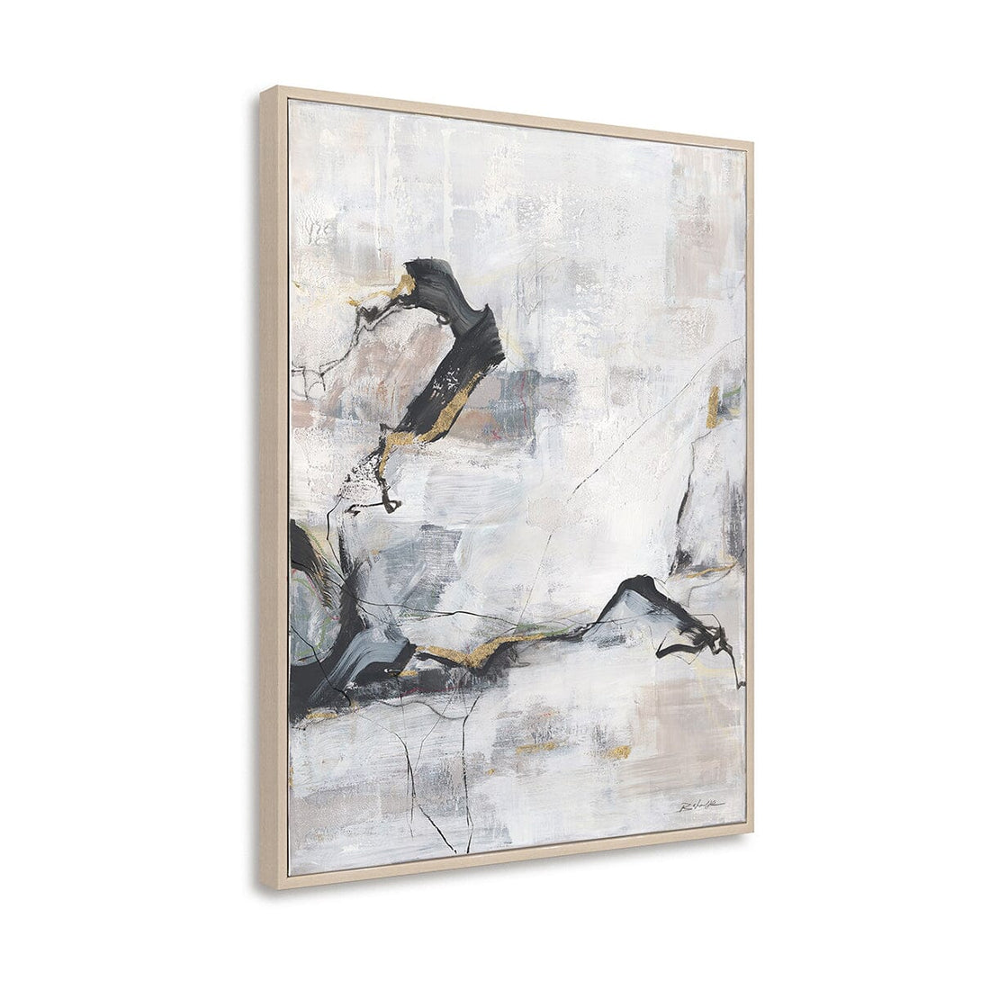 Aurora Trace - Blue Grey Abstract Painting#M6887 Painting artwepaint 