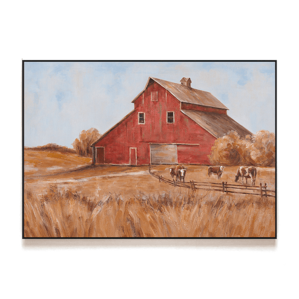 Autumn Barn – Rustic Farm Landscape#L3608 Painting artwepaint 