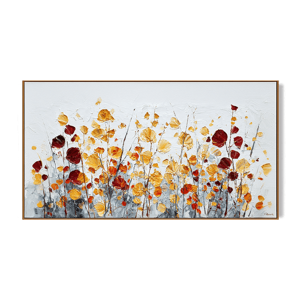 Autumn Bloom – Textured Floral Painting #56 Painting artwepaint 