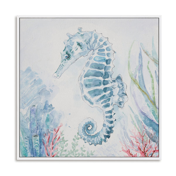 Azure Guardian - Seahorse Watercolor #M3571 Painting artwepaint 