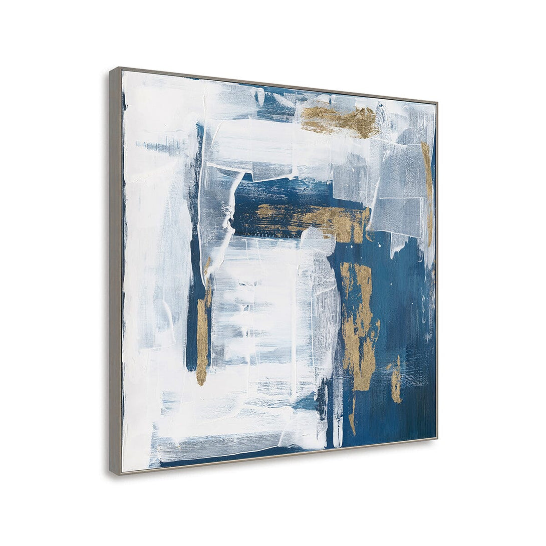Azure Radiance - Abstract Oil Painting #M6089 Painting artwepaint 