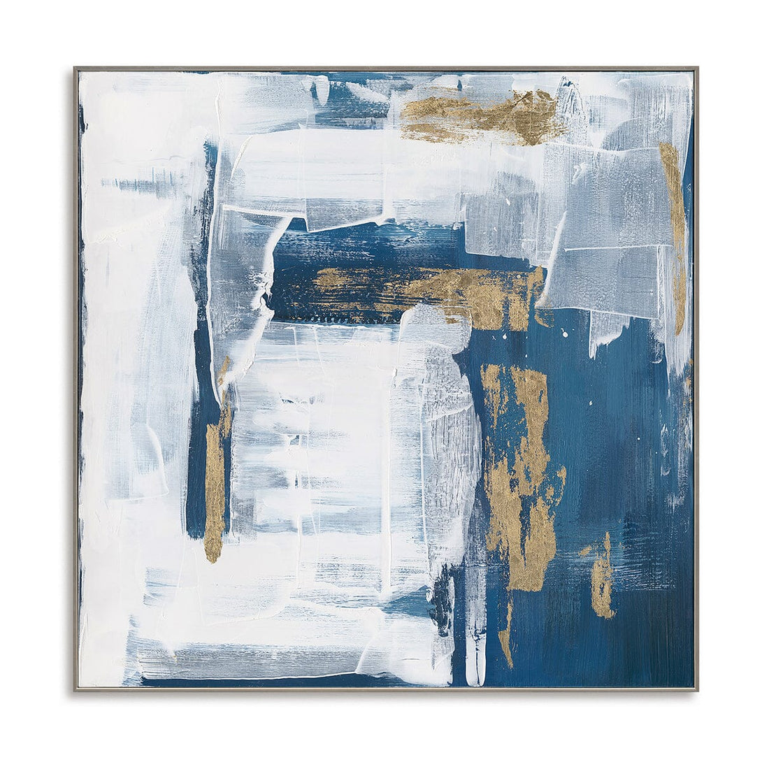 Azure Radiance - Abstract Oil Painting #M6089 Painting artwepaint 