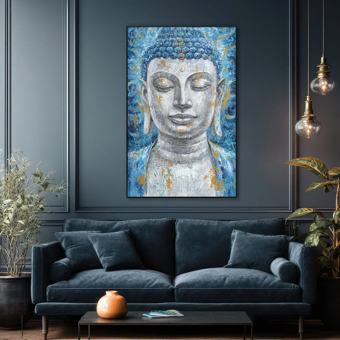 Azure Serenity - Blue Buddha Painting#L5016 Painting artwepaint 