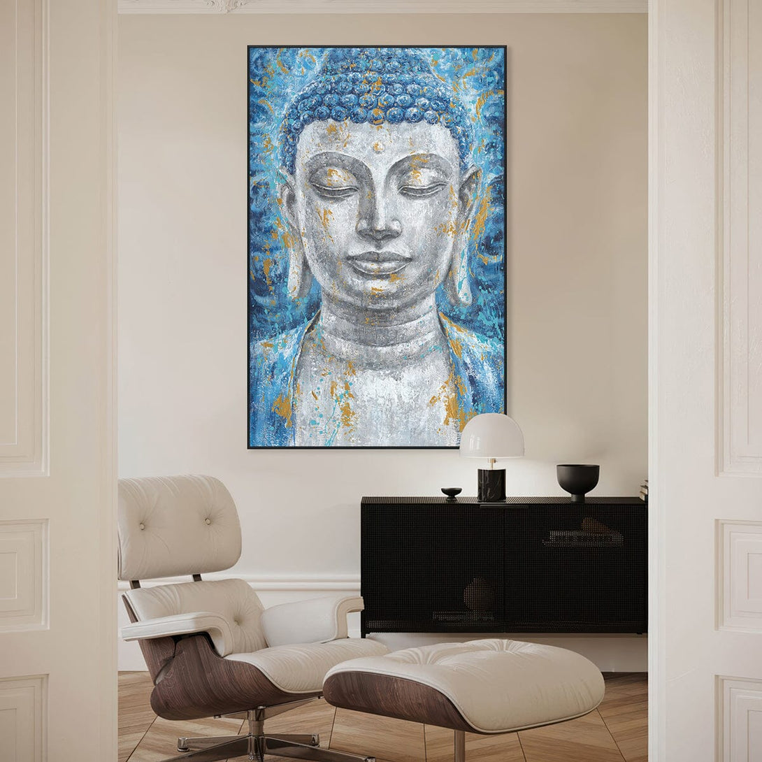 Azure Serenity - Blue Buddha Painting#L5016 Painting artwepaint 