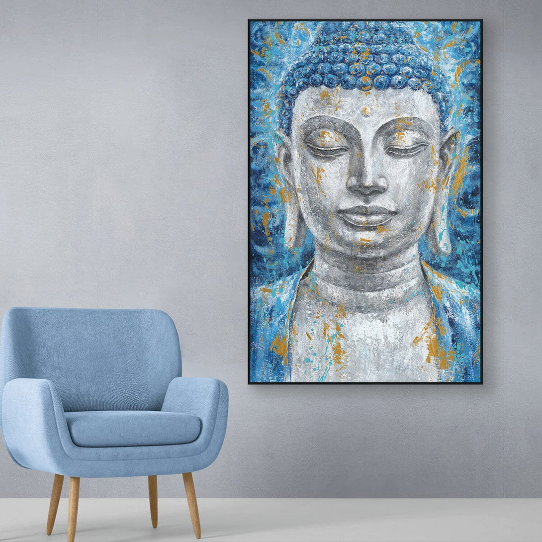 Azure Serenity - Blue Buddha Painting#L5016 Painting artwepaint 
