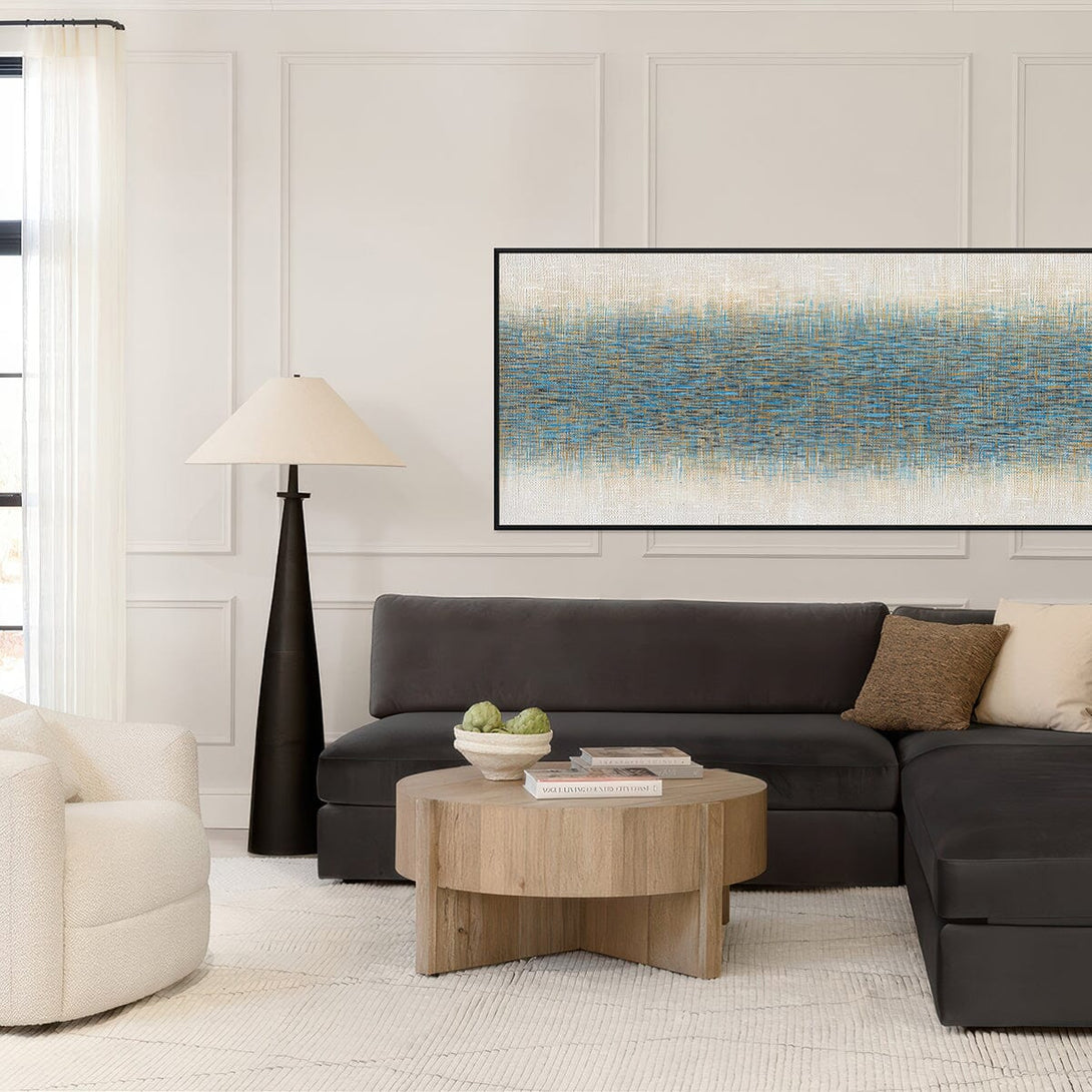 Azure Symphony - Vertical Abstract Texture #J4054 Painting artwepaint 