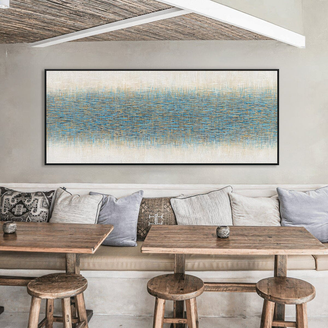 Azure Symphony - Vertical Abstract Texture #J4054 Painting artwepaint 