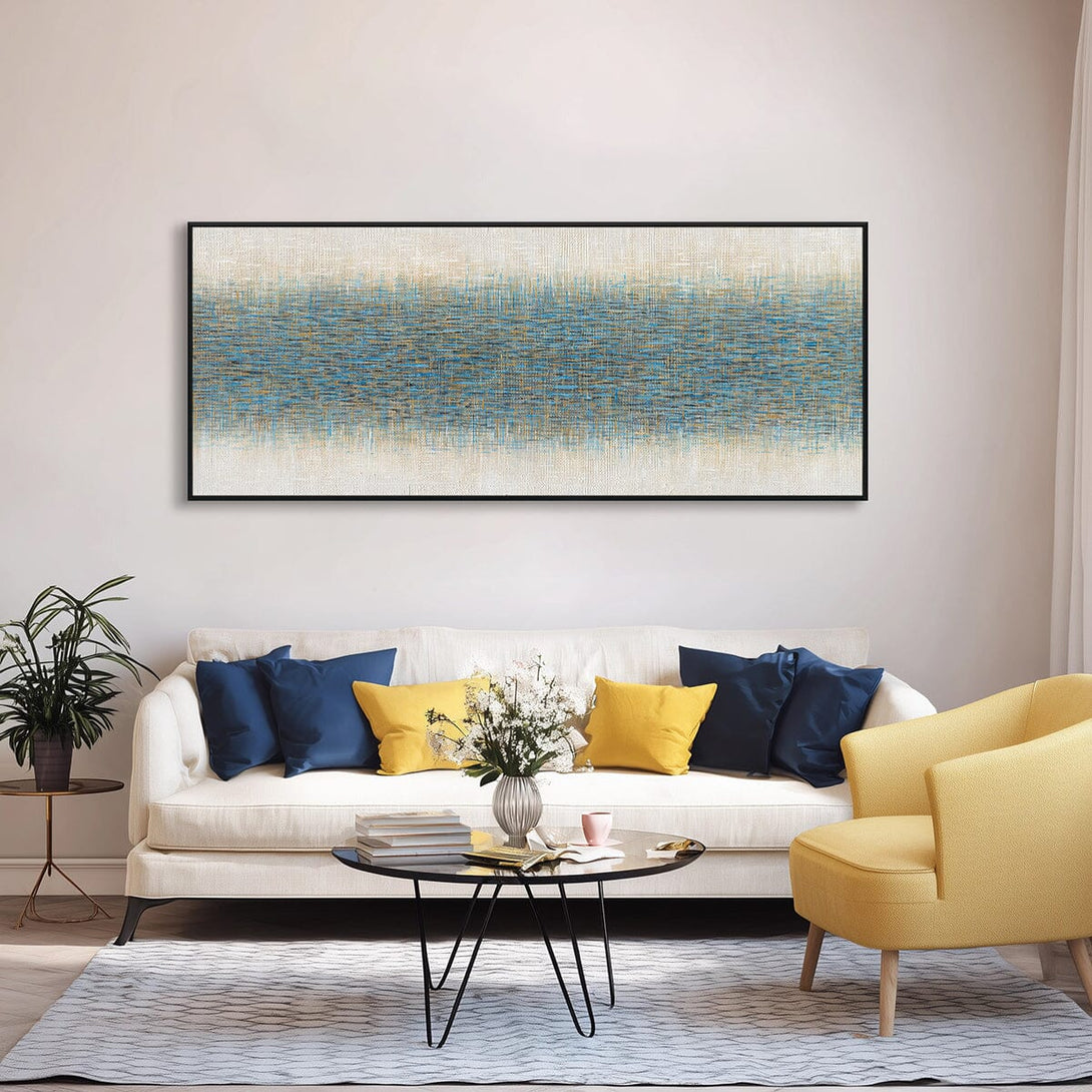 Azure Symphony - Vertical Abstract Texture #J4054 Painting artwepaint 