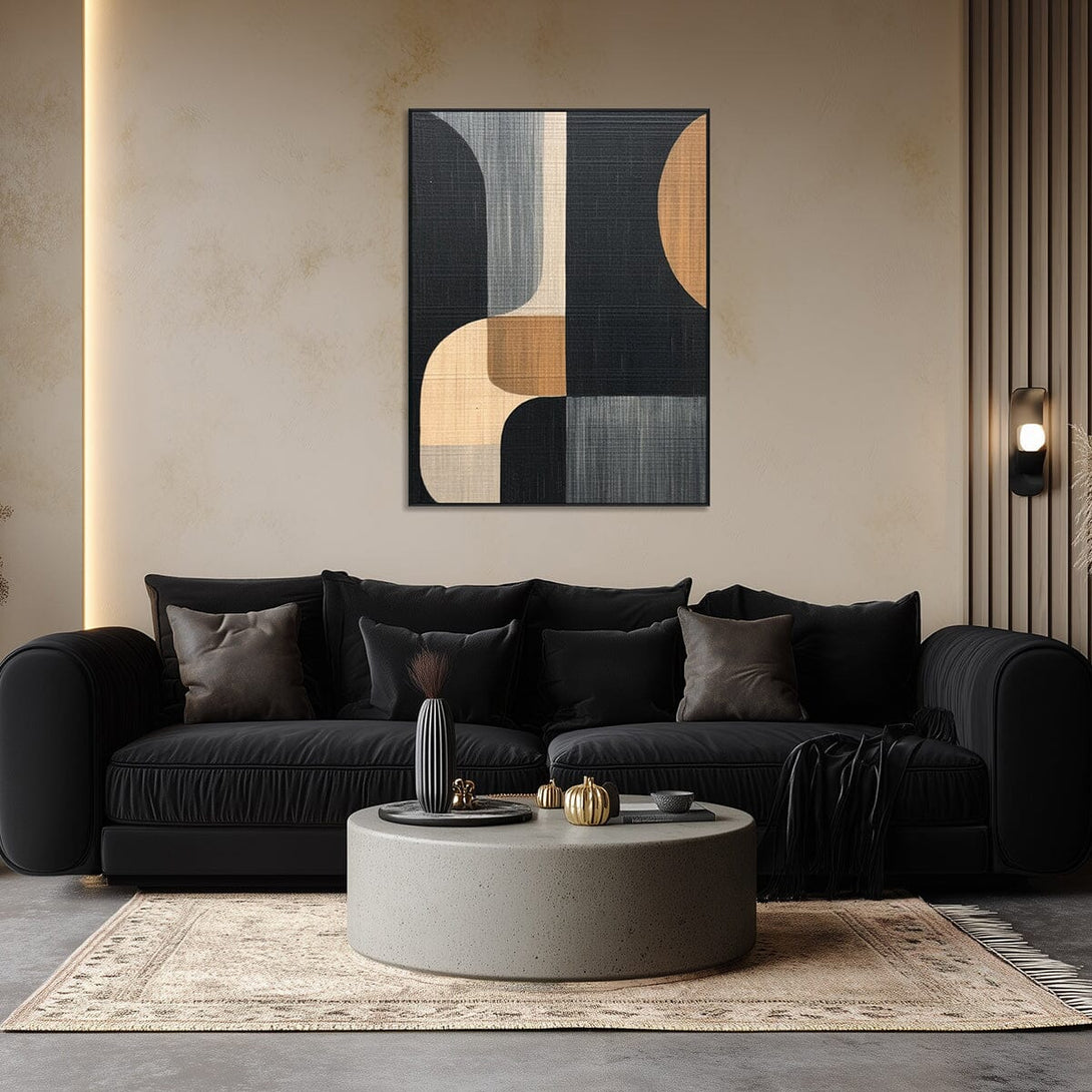 Balanced Forms – Modern Geometric Painting #MH1214(108) Painting artwepaint 