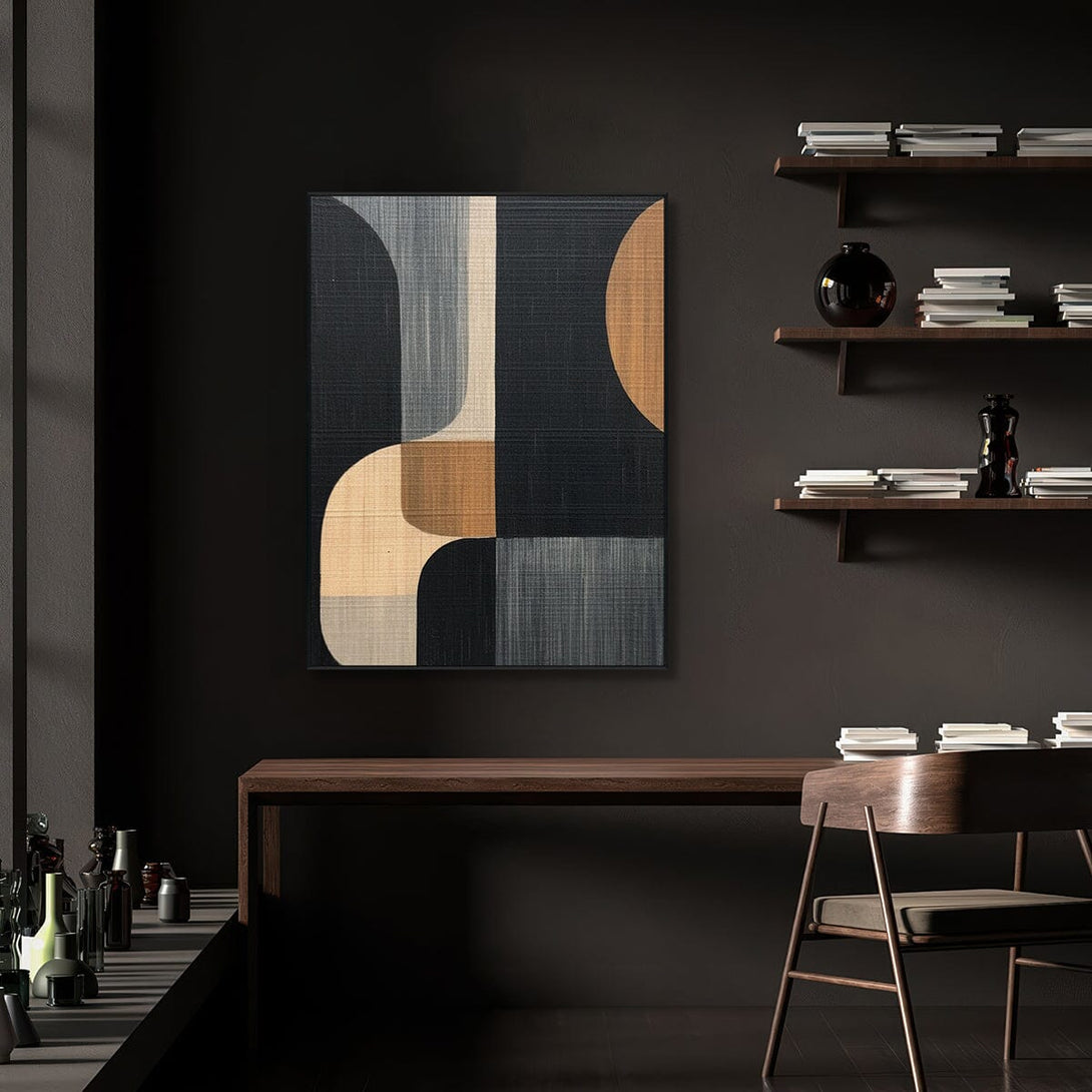 Balanced Forms – Modern Geometric Painting #MH1214(108) Painting artwepaint 